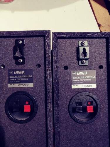 Set of 2 Yamaha NS-AP2800BLS Surround Speakers