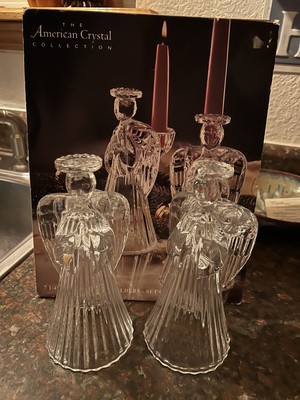 Candlesticks The American Crystal Collection Crystal Angels Made In The USA
