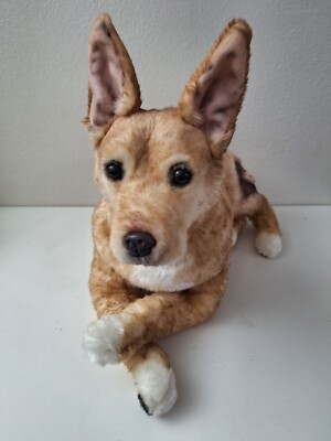 Cuddle Clone Realistic Tan Dog Plush  About 35 Long × 15 In Tall