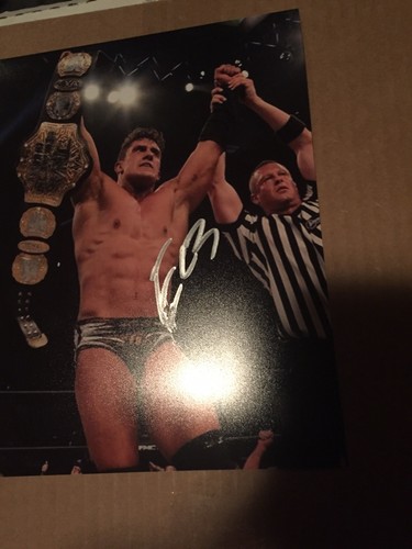 3 Autographed EC3 photos wwe Impact