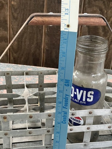 Vintage Original Standard Oil Bottle Rack Carrier No Bottles Just Rack