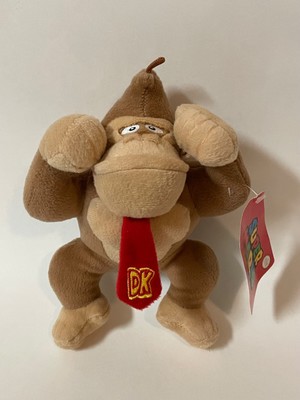 Super Mario DONKEY KONG 8'' Plush New with Tags NINTENDO