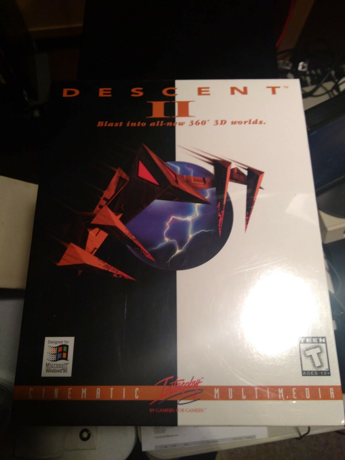 Vintage Big Box PC Sealed - Descent 2 - MINT Factory Sealed CD