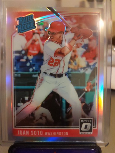 2018 Panini Optic Rated Rookie Silver Prizm Juan Soto | eBay