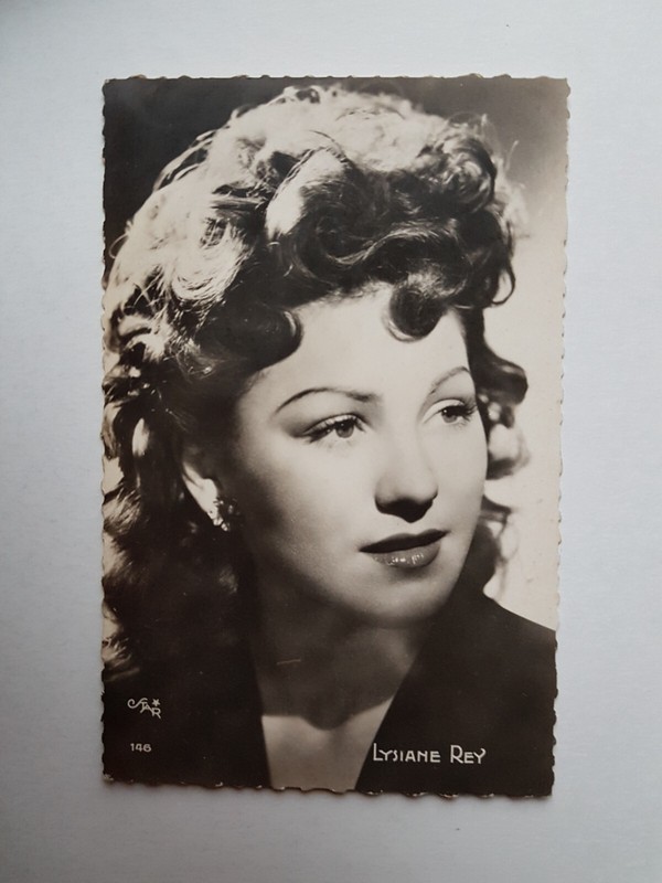 Carte Postale Photo Originale Lysiane Rey Editions P.I. Paris