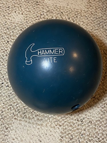 Fab Hammer LITE Original 9lbs 14.8 ozs RH Bowling Ball Vintage drilled urethane