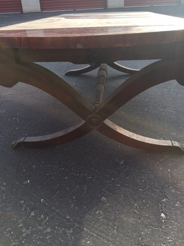Vintage Coffee Table With Folding Ends