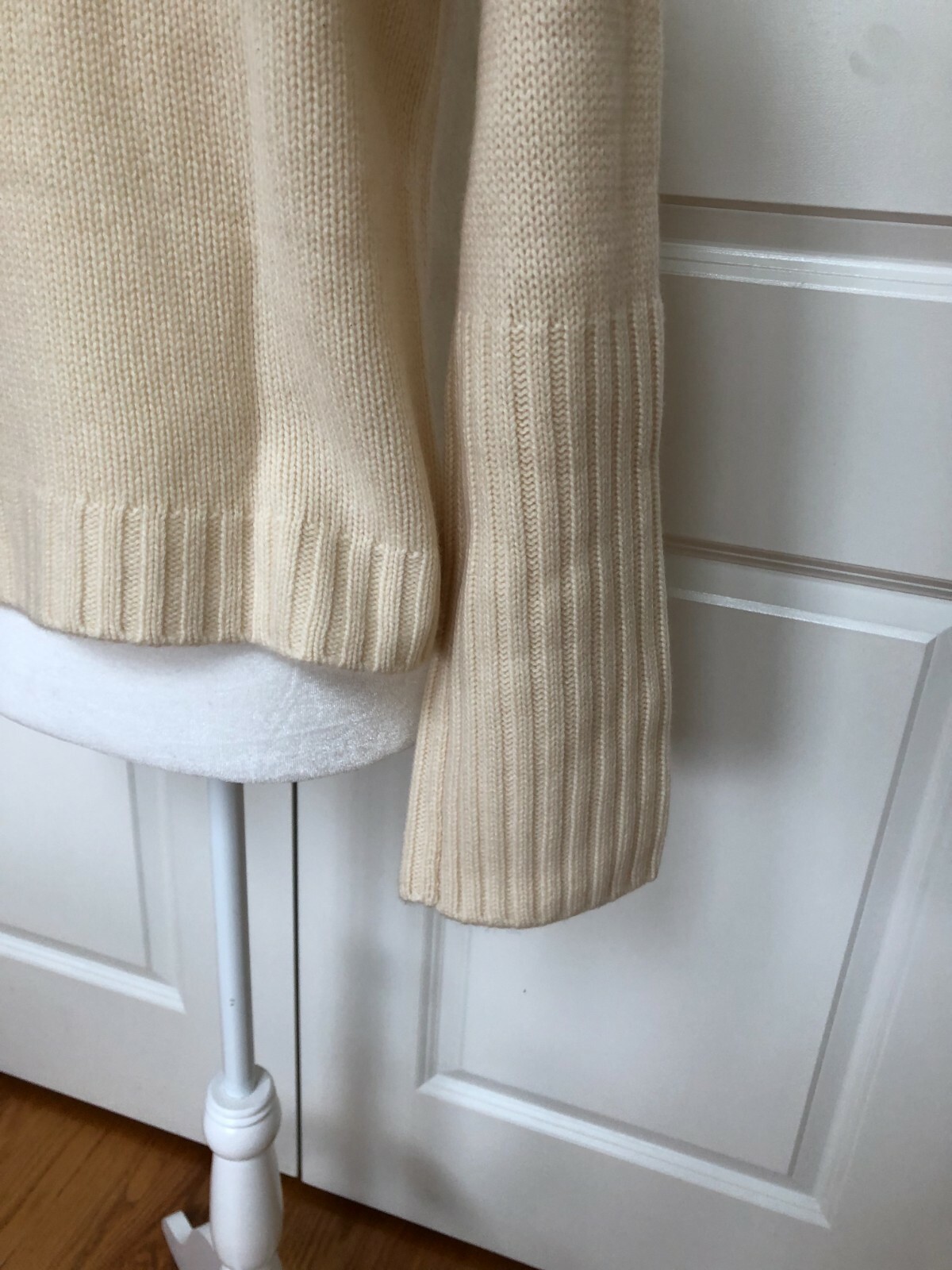 Pre-owned Allsaints Brand Cashmere Turtleneck Sweater From All Saints Chalk White Size S