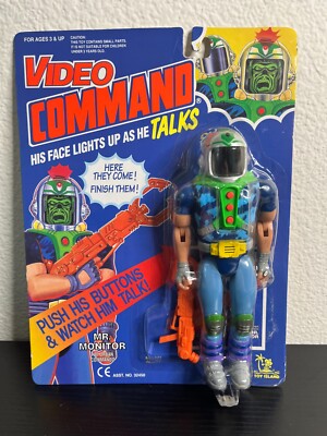 NEW Vintage 1992 Toy Island Video Command Mr Monitor 8'' Talking Figure Sealed