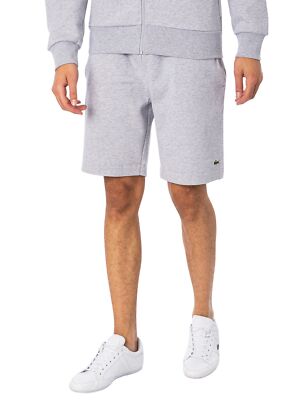 

Мужские спортивные шорты Lacoste из органического хлопка с начесом, серые, Grey, GH9627-00-CCA
