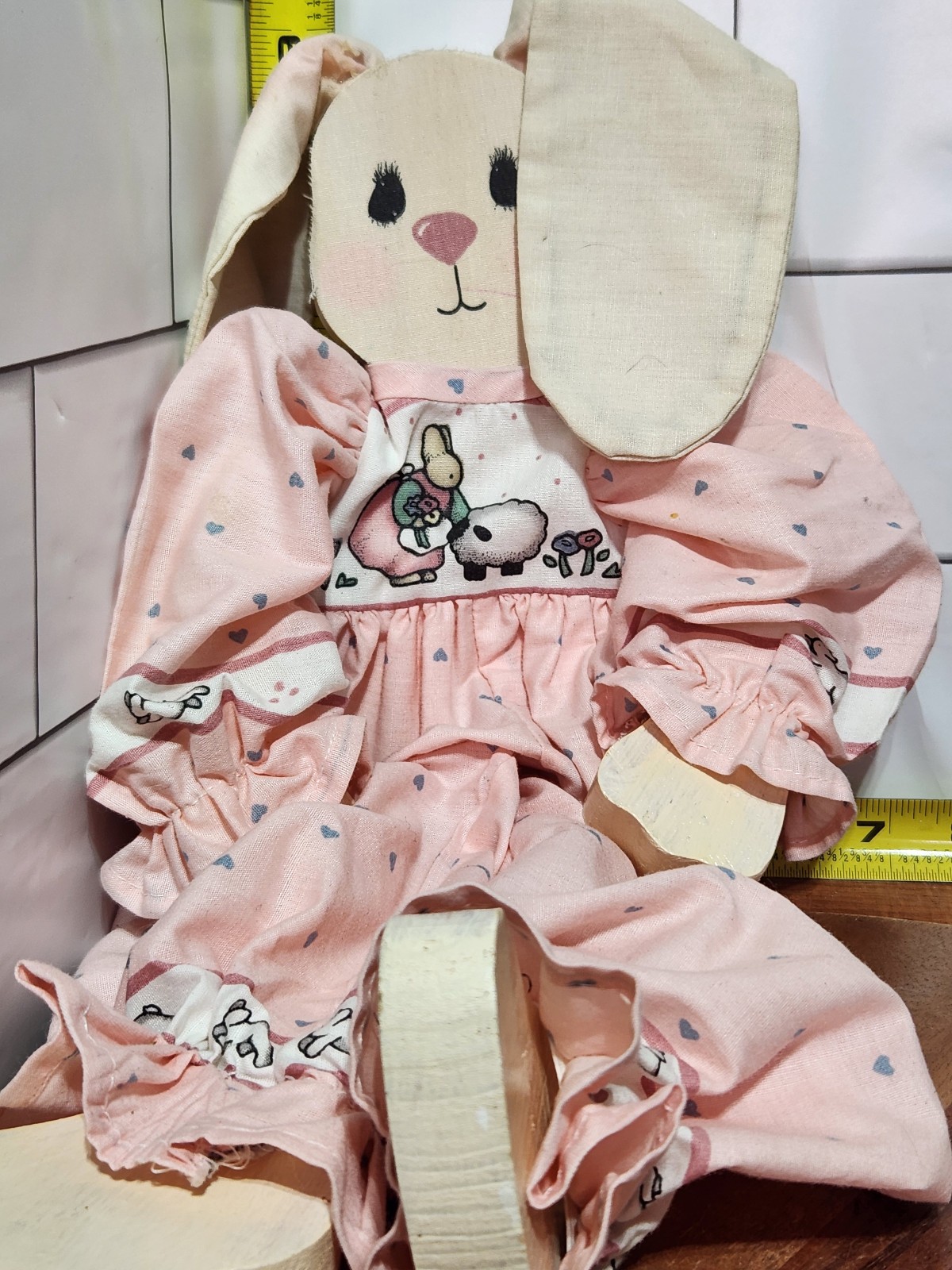 Becky Bynny Delton Products Corp Stuffed Dressed Bunny Rabbit