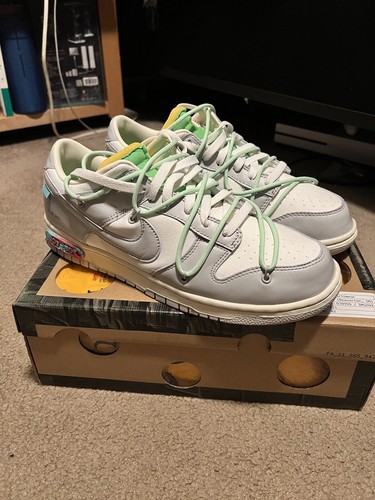 nike dunk x off white lot 25