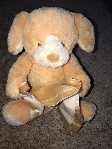 Gund Tan Peek a Boo Puppy Animated Talking Stuffed Animal Plush Lovey Baby Toy