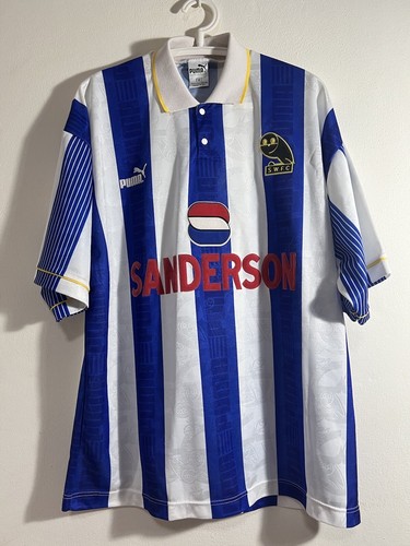 Sheffield Wednesday 1993/95 Home Football Shirt Jersey (M