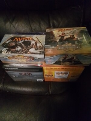 Magic The Gathering Scars of Mirrodin Booster Box + Fatpack MTG new Factory Seal