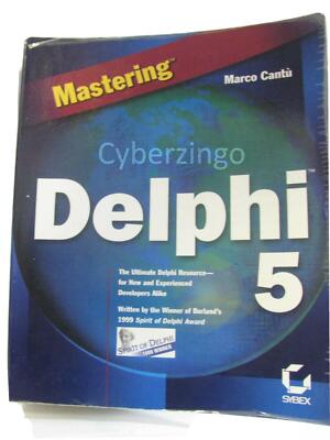Mastering Delphi 5 Book Mario Cantu Sybex Coding Vintage 1999 PREOWNED