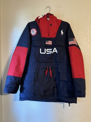Ralph Lauren Team USA Opening Ceremony Anorak Olympic Jacket Beijing 2022 Size S