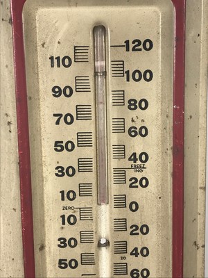 Vtg Byrd Snodgrass Ambulance Service Advertising Thermometer El Dorado KS kansas