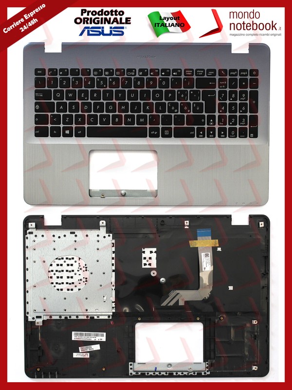 Clavier Italien Avec Top BoÃ®Tier Asus A542ur F542ur R542u R542ur X542 X542b