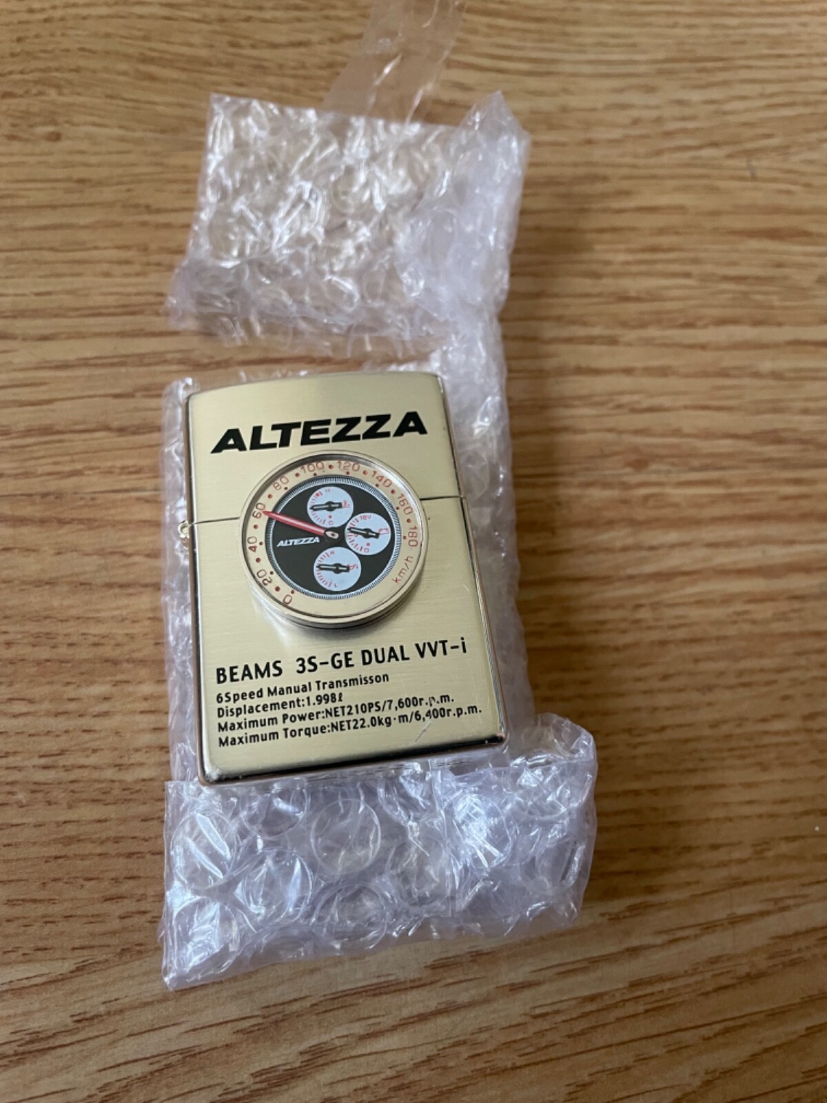 TOYOTA ALTEZZA ZIPPO LIGHTER RARE RS200 LEXUS IS200 IS300