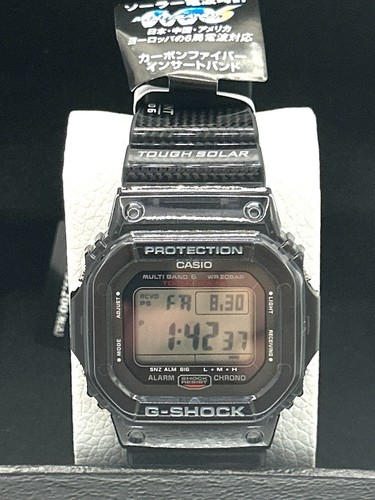 Pre-owned Casio G-shock Gw-s5600u-1jf Origin Solar Radio Carbon Fiber Digital Men`s Watch