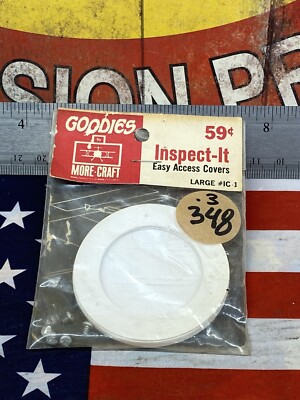 VINTAGE GOOGIES/INSPECT-IT EASY ACCESS COVERS: LARGE#IC-1 NewInPack USA Shipped