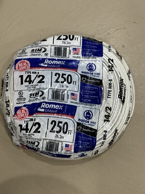 250 ft. 14/2 Romex SIMpull Solid NM-B W/G Wire
