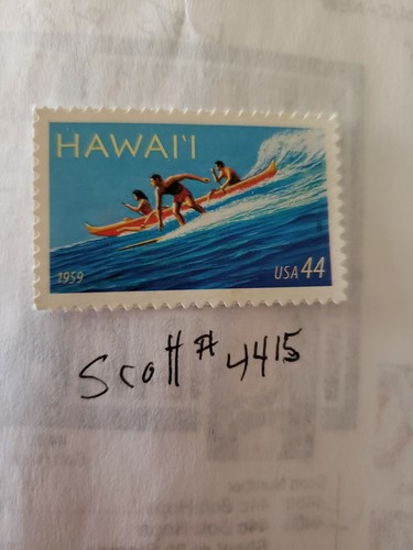 Hawaii’s 50th Anniversary Special Stamp Scott 4415 - Hawaii Statehood, 50th Anniversary- Single