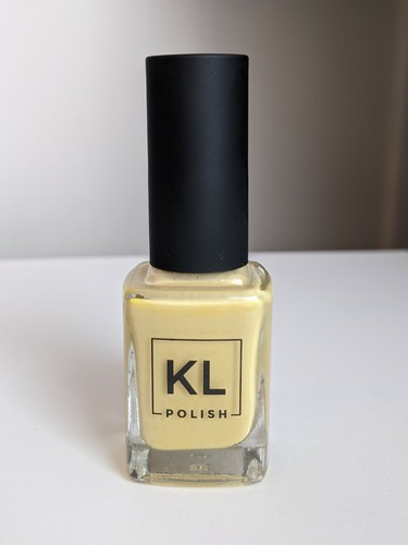 KL Polish💛 Selene - Kathleen Lights Discontinued Polish Yellow Silver Shimmer