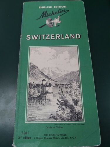 Michelin Green Tourist Guide- Switzerland 1964 - K