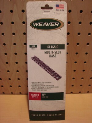 Weaver 1 Piece Multi Slot Base for Savage Axis (pre 2021) 6-48  Mount 48347 NEW