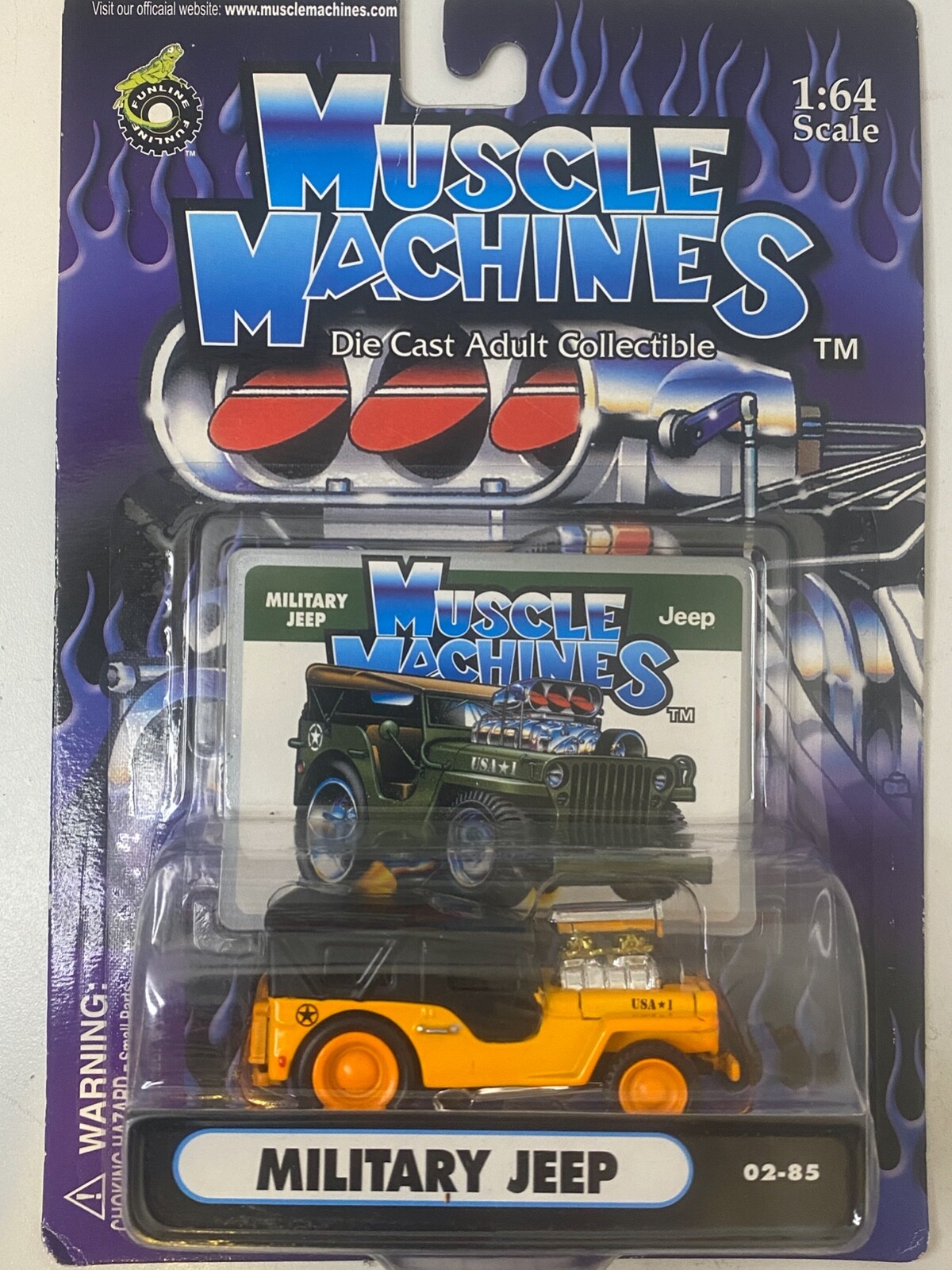 Muscle Machines Military Jeep 164 Scale Diecast 0285 (71151) Ships