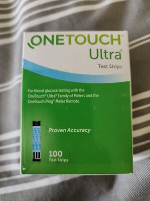 One Touch Ultra Test Strips - 100 Count 10/24 Expiration Date