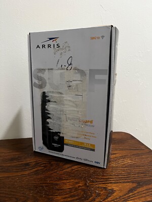 ARRIS SURFboard SBG10 DOCSIS 3.0 16 x 4 Gigabit Cable Modem & AC1600 Wi-Fi 5 G2