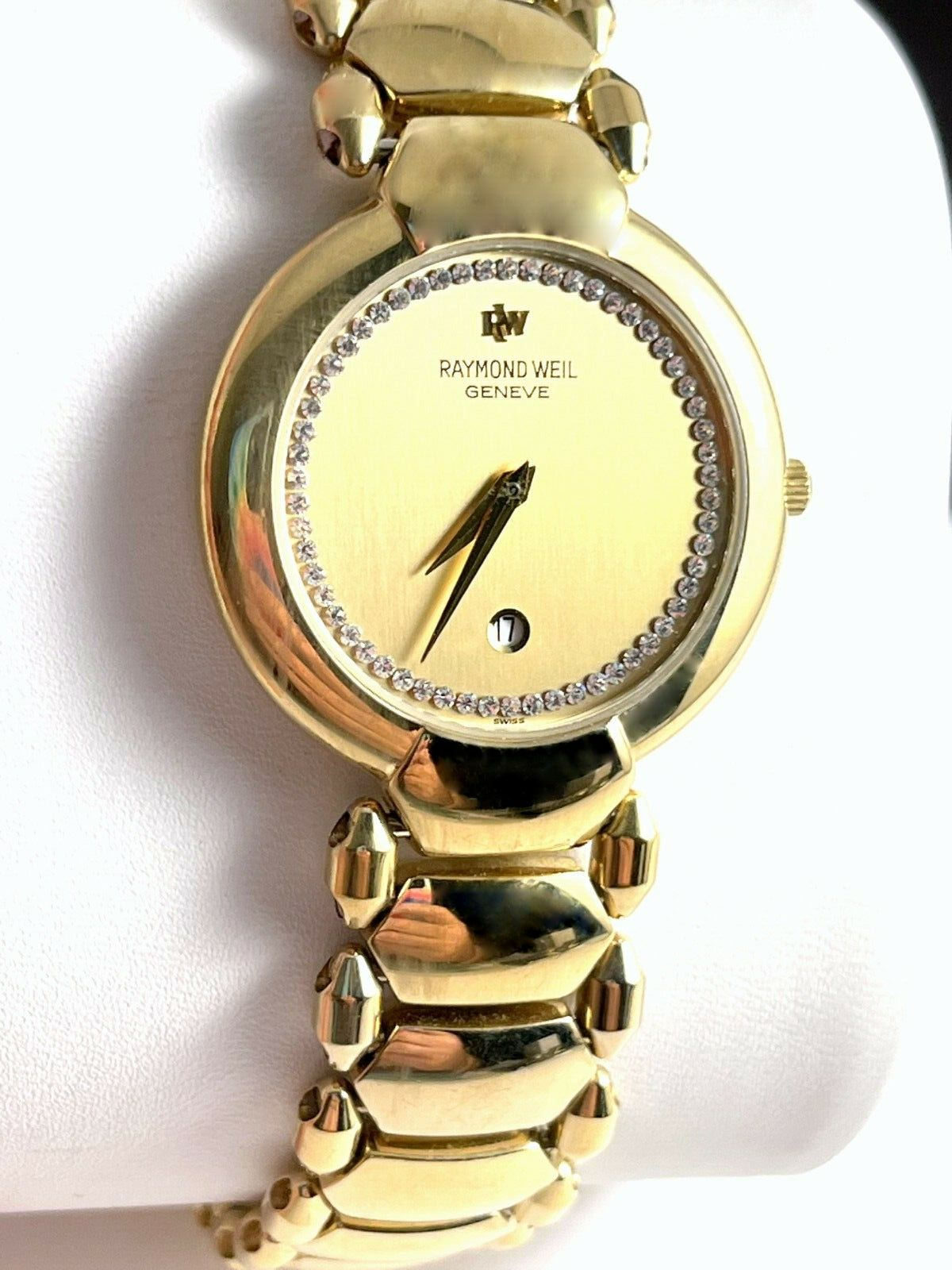 Raymond Weil 18k Gold Filled Diamond Men's Watch Model 5353 | eBay