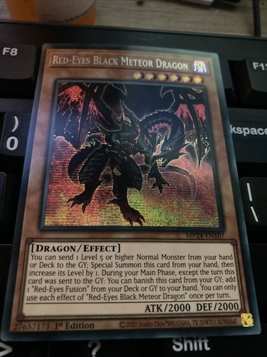RED-EYES BLACK METEOR DRAGON *** 1ST EDITION SECRET RARE RED-EYES BLACK METEOR DRAGON *** 1ST EDITION SECRET RARE