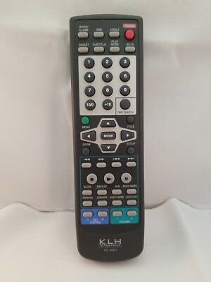 KLH Digital RC360H DVD Player Remote Control DVD-8350 RC360H DVD8350 (4.1)