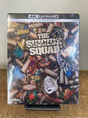 The Suicide Squad w. Steelbook (4K UHD + Blu-ray, 2021, Import, Region Free) NEW