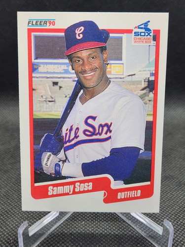 1990 Fleer Sammy Sosa #548 Rookie RC Chicago White Sox