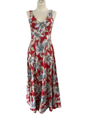 Chaps Maxi Dress Womens Size M