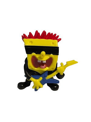 NEW Spongebob Squarepants Rocker Spongebob PVC Figure Cake Topper 2''