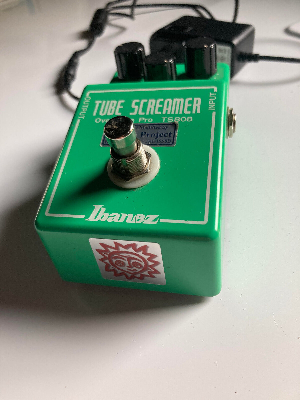 Ibanez TS808 Tube Screamer With Analogman mods. Re-j Ibanez TS808 Tube Screamer With Analogman mods. Re-j