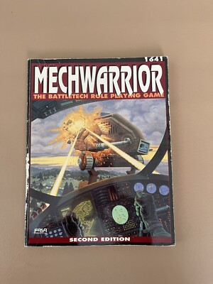 Vintage 1991 FASA Battletech Mechwarrior Second Edition 1641 RPG Book