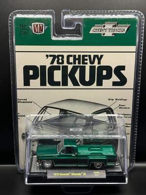 M2 Machines 1978 Chevrolet Silverado 30 Green Hobby Exclusive HS48 24-16