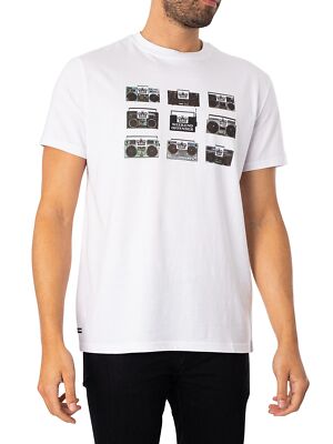 

Мужская футболка Weekend Offender Boombox, белая, Белый, PTSS2304-WHT