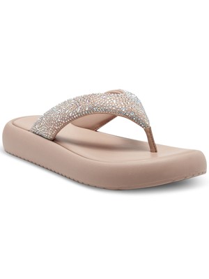 

INC Женские бежевые босоножки Essilya со стразами и круглым носком на платформе без шнуровки, 7 м, Бежевый, 10014773900