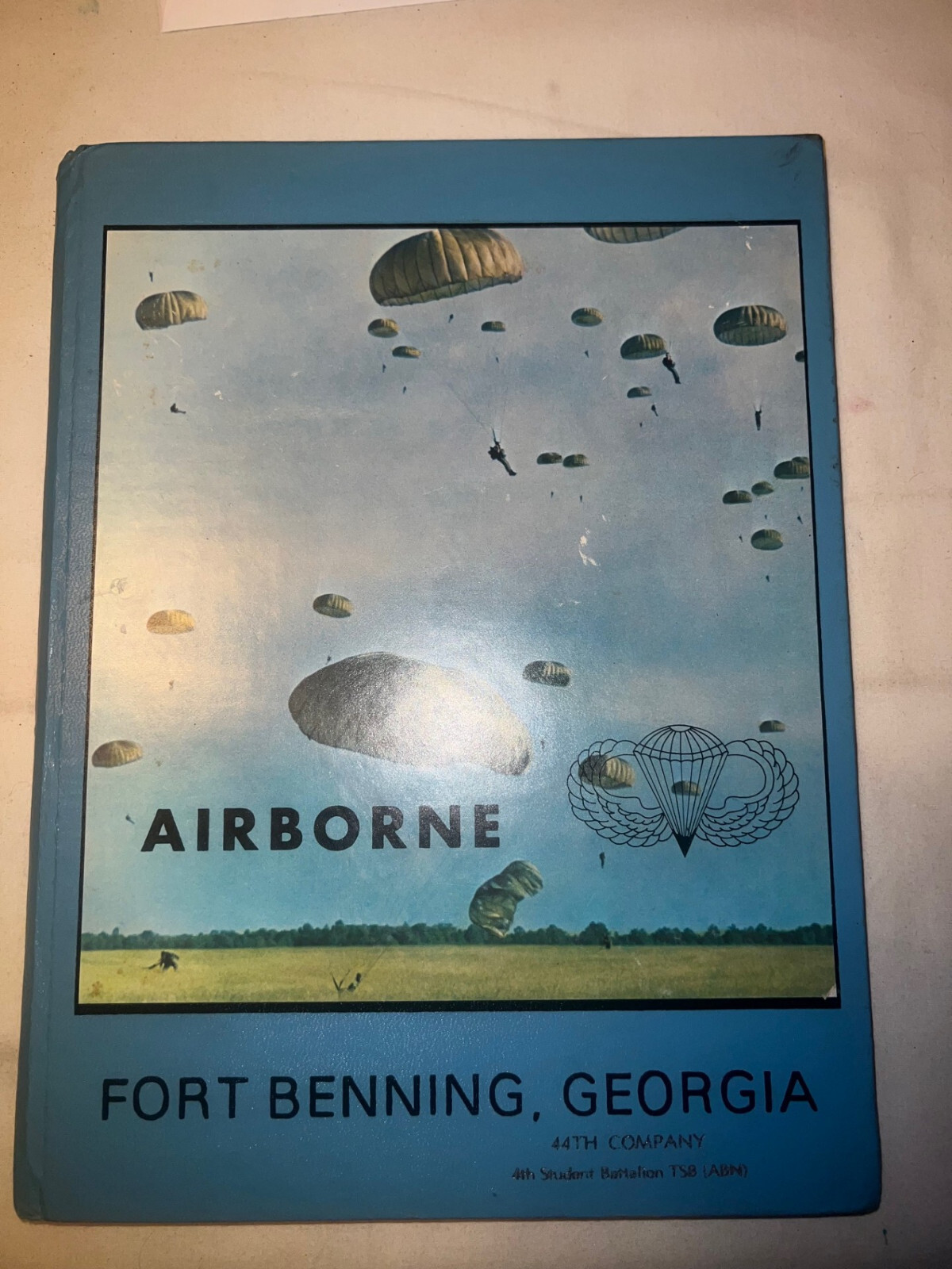 US Army Airborne School class book HC June 1978 Fort Benning