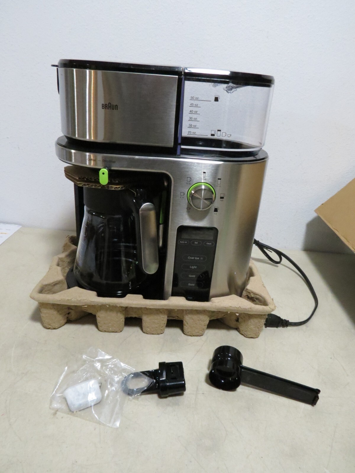 BRAUN MultiServe KF9170SI コーヒーメーカー Braun Stainless Steel 10 Cup Pot Carafe Brew Coffee Maker
