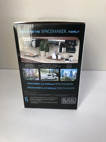 BLACK+DECKER CO100B SpaceMaker Under The Cabinet Multi-Purpose Can Opener, Black