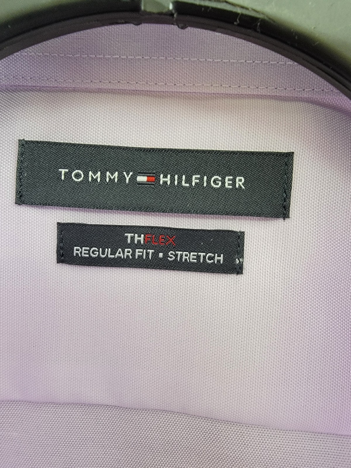 Tommy Hilfiger TH Flex Regular Fit Stretch Oxford Dress Shirt Men's 15.5 32-33 - Picture 12 of 18